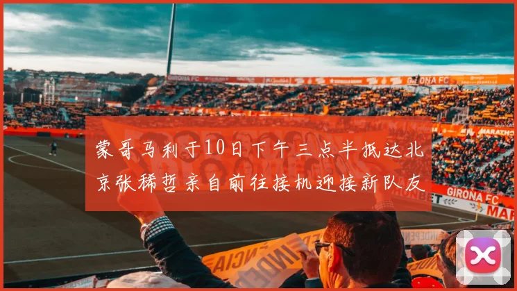 蒙哥马利于10日下午三点半抵达北京张稀哲亲自前往接机迎接新队友