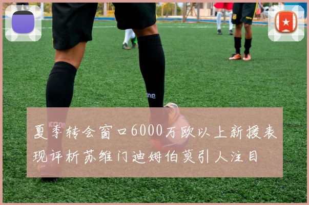 夏季转会窗口6000万欧以上新援表现评析苏维门迪姆伯莫引人注目